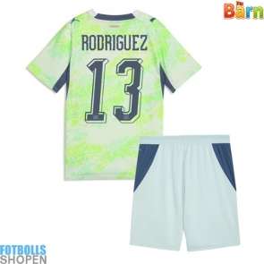 Billiga Schweiz Ricardo Rodriguez #13 Bortatröja Barn VM 2026 Kortärmad (+ Korta byxor)